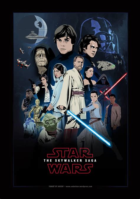 Star Wars: The Skywalker Saga - fanart poster by Uebelator on DeviantArt