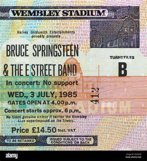 Bruce Springsteen Tickets Wembley 2024 - Sydel Tallou