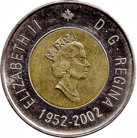 2 Dollars - Elizabeth II (Golden Jubilee) - Canada – Numista