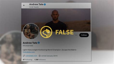 Is This Andrew Tate's Genuine Twitter Account? | Snopes.com