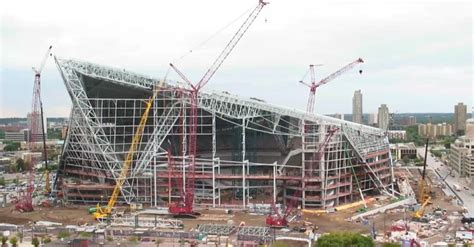 Vikings Stadium under construction 2015 | Vikings stadium, Nfl stadiums ...