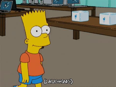 Bart Simpson Laughing GIF - Find & Share on GIPHY