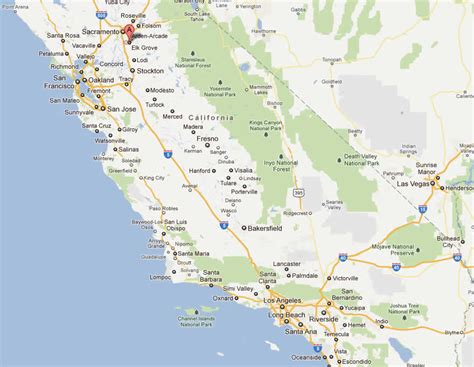 Elk Grove, California Map