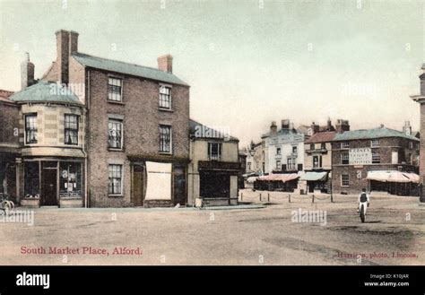 Alford Market Place, Alford, Lincolnshire, England. 1905 or before ...