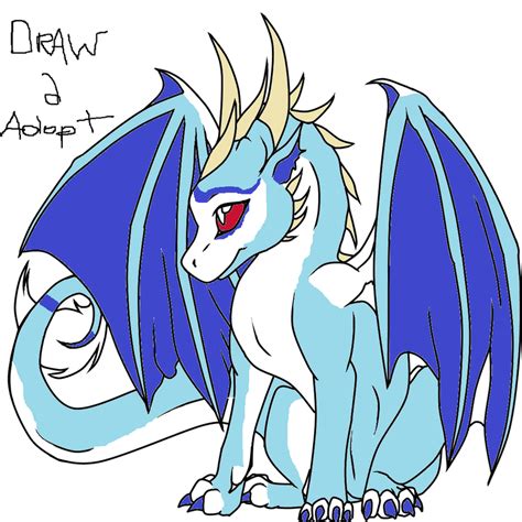 Baby Ice Dragon by BrokenWingAdopts on DeviantArt