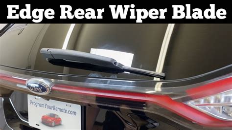 Replace Rear Wiper Blade 2017 Ford Explorer