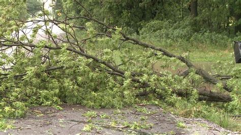 Lightning Strikes Damage Property During Severe Thunderstorms