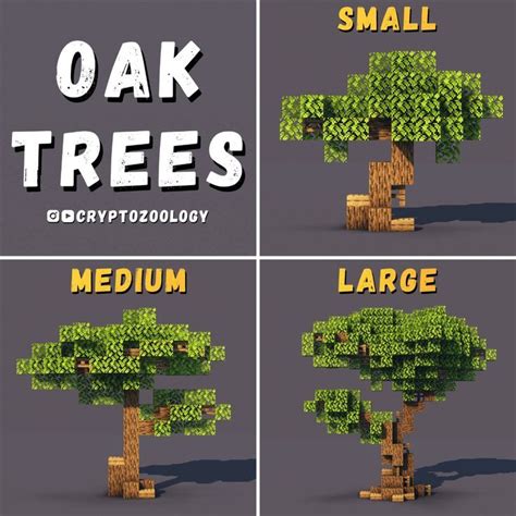 Custom Oak Trees in Minecraft! in 2022 | Minecraft farm, Minecraft, Minecraft designs