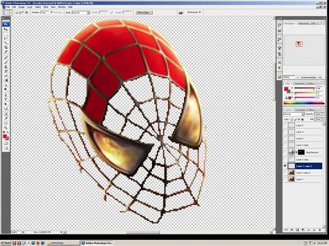 BLEH! Blog!: 11-2-2010 Spider Man mask cut out