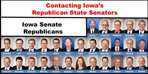 Contacting Iowa’s Republican State Senators – Iowa Senate Democrats