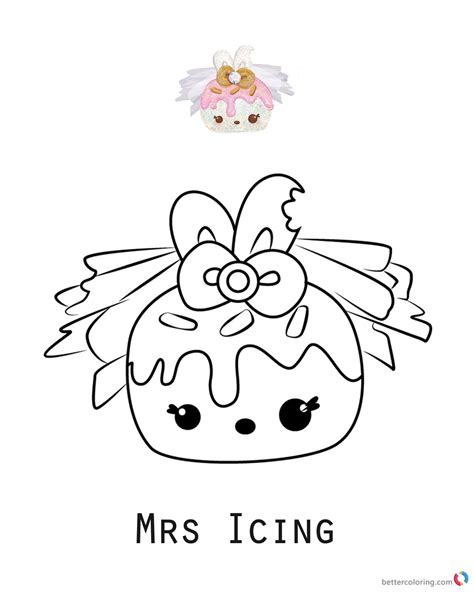 Mrs.Icing Num Noms Coloring Pages Series 2 - Free Printable Coloring Pages