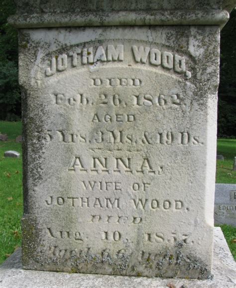 Jotham Wood (1786-1862) - Mémorial Find a Grave