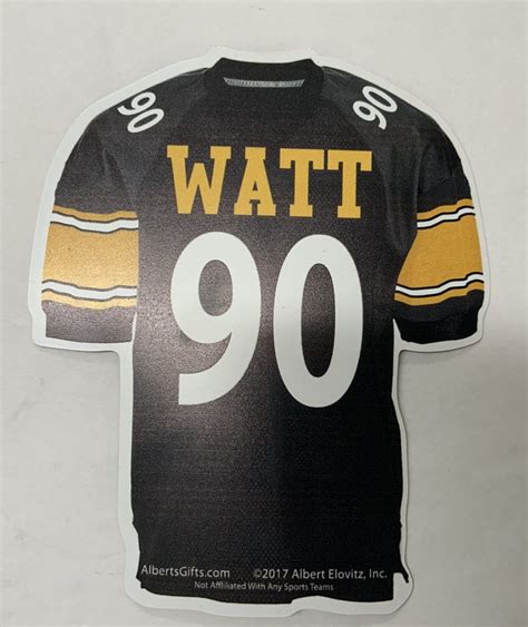 T.J watt Jersey magnet 5.5x4.5 | Crawford's Gift Shop