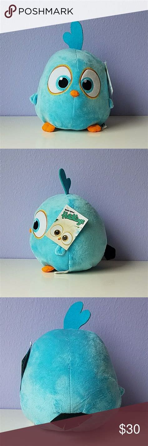 Angry Birds Hatchlings Plush Blues Stuffed Toy | Plush, Cute plush ...