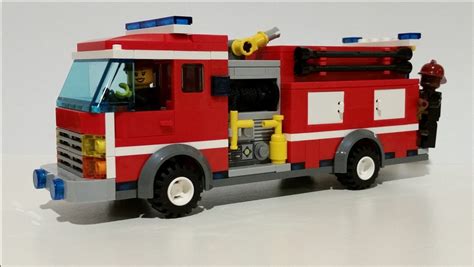 Lego Fire Department Fire Truck #3 Stud Speed Champions ...