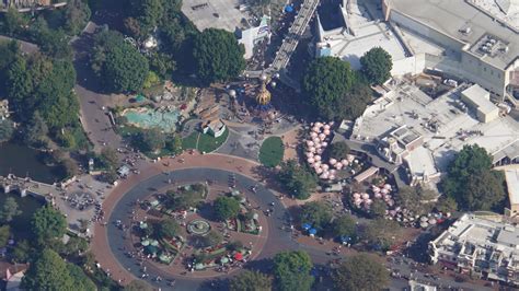 Aerial Photos of Disneyland Resort in California