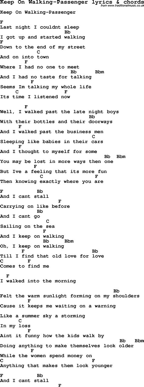 Passenger Seat Guitar Chords