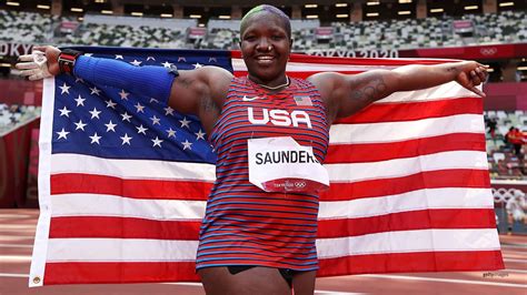 Team USA | Raven Hulk Saunders Wins Silver Medal In Womens Shot Put