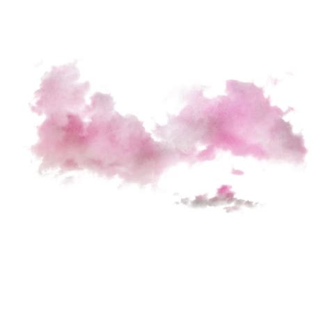 Pink Clouds Transparent Background