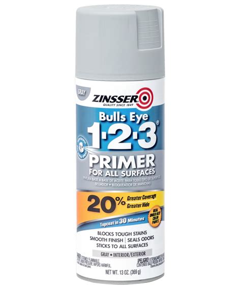 ZINSSER 290971 13-Ounce Gray Primer Spray Paint at Sutherlands