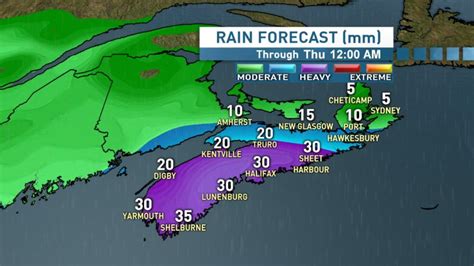 Nova Scotia weather soggy Tuesday and Wednesday | CBC News