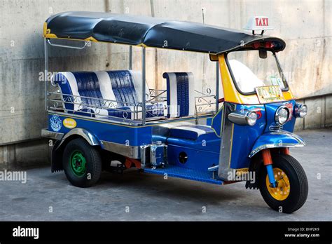 auto rickshaw, called tuk-tuk in Thailand Stock Photo - Alamy