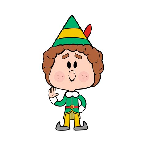 Buddy the Elf Cartoon Buddy Elf Movie Christmas SVG - Etsy