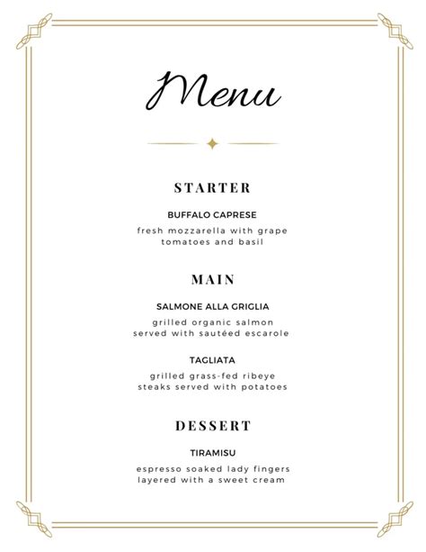 Banquet Menu - Meaning and Examples - Menubly