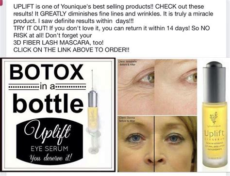 Uplift eye serum - like Botox in a bottle 😊 | Eye serum, How to apply blusher, Botox