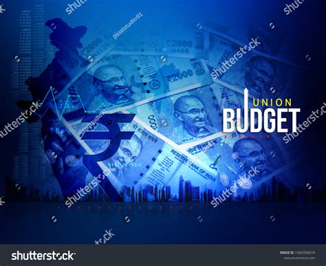 India Union Budget India Economy Finance Stock Illustration 1560330674