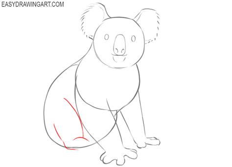 How to Draw a Koala - Easy Drawing Art