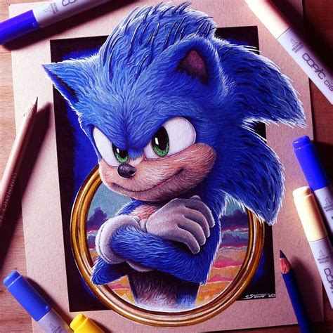 Sonic the Hedgehog Drawing by LethalChris on DeviantArt | Hedgehog ...