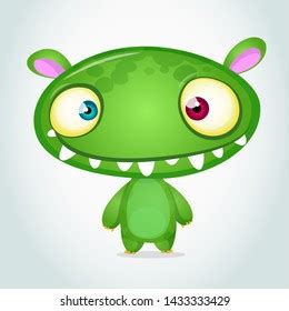 Happy Monster Caroon Art Orange Photos and Images | Shutterstock