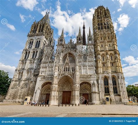 Rouen Cathedral in Rouen, Capital of Haute-Normandie, France. Editorial ...