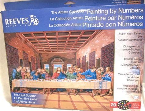 Art Adults Paint by Number Kit Reeves Artist's Collection 12x16 Last Supper for sale online ...