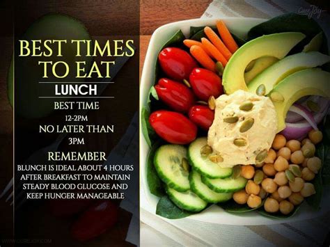 Eat Lunch | Best time to eat, Eat lunch, Time to eat