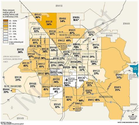 Las Vegas Zip Code Map Printable