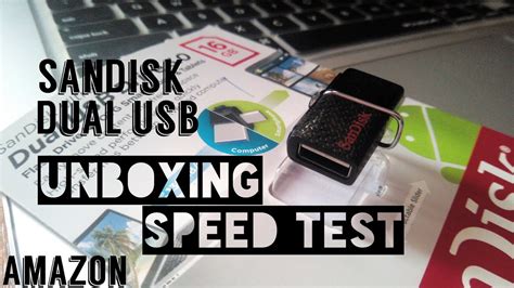 SanDisk Ultra Dual USB 3.0 16GB OTG Drive Unboxing Speed Test (Amazon ...