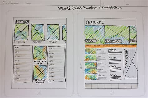 25 Examples of Wireframes and Mockups Sketches | Inspirationfeed