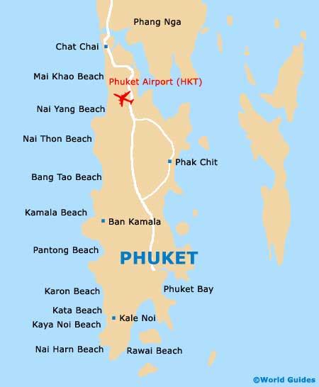 Map of Phuket Airport (HKT): Orientation and Maps for HKT Phuket Airport