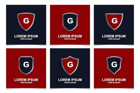 Premium Vector | The guardian shield logo designs