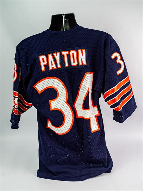 Lot Detail - 1984-87 Walter Payton Chicago Bears Tribute Jersey