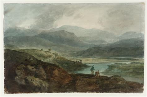 Joseph Mallord William Turner, 'Lake and Mountains' c.1801 (J.M.W ...