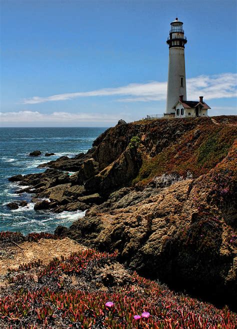 Pigeon Point Lighthouse Vertical Photograph by Judy Vincent