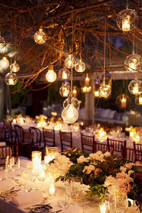 23 Elegant Outdoor Wedding Lighting Design Ideas For Fantastic Wedding Party | Wedding ...