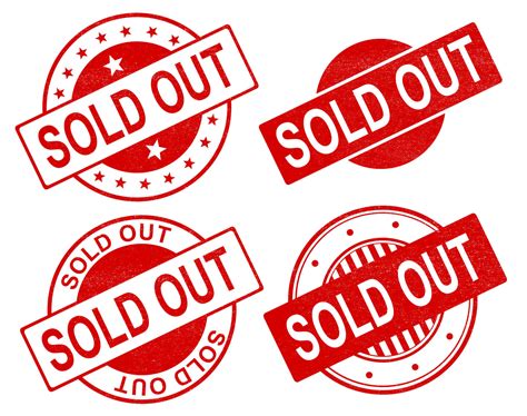 4 Sold Out Stamp Vector (PNG Transparent, SVG) | OnlyGFX.com