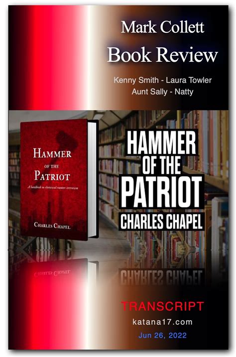 Mark Collett – Book Review – Hammer of the Patriot – Jun 27, 2022 ...