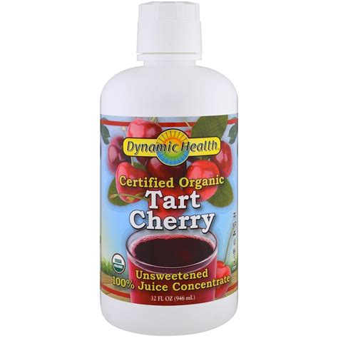 Dynamic Health Laboratories, Certified Organic Tart Cherry Juice ...