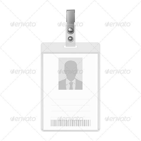 Blank Badge | Id card template, Blank business cards, Card design