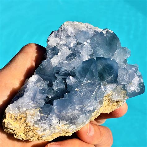 Celestite Cluster - Buy High Quality Crystals - Conscious Stones